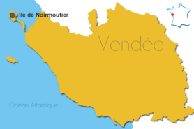 Carte île de Noirmoutier - Parenthèse Océan Voyages