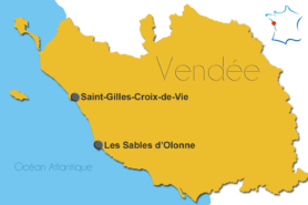 Carte rallye pédestre Saint Gilles - Parenthèse Océan Voyages