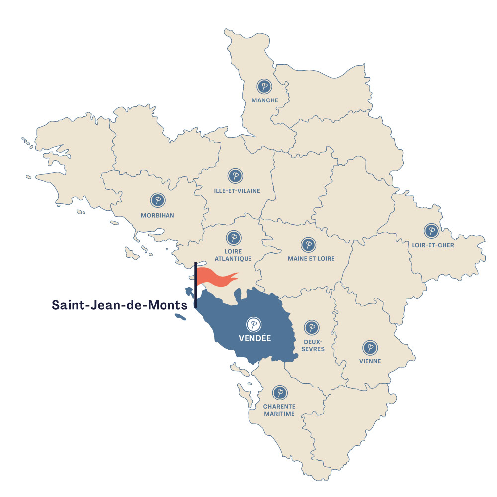carte Saint Jean de Monts